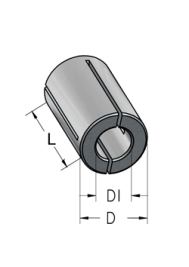 Втулка цанга WPW TL12063 переходная с D12 на d6,3 L30 тип B
