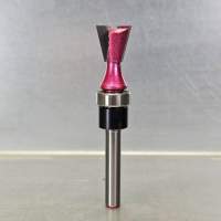 Фреза ласточкин хвост с верхним подшипником 14° Z=2 D=12.7x12.7x62 S=6 PROCUT 217607P