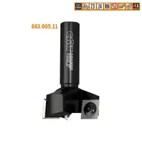 Фреза для выравнивания фуговальная со сменными ножами HM Z3 D=80x12 S=20 RH CMT 663.003.11