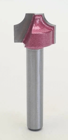 Фреза врезная радиусная (псевдофиленка) R=6 i1=6 d1=6 D=18x12x44 S=6 PROCUT PROFESSIONAL A1204 (L1-44 мм, L2-12 мм, D1-18 мм, D2-6 мм)