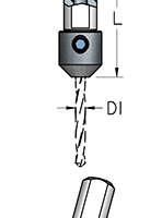 Оправка переходник WPW TA10050 для сверла 5мм в присадочный патрон D10 L38