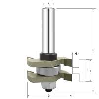 Фреза для шиповых соединений D=41x19x74 S=12 ARDEN 609211