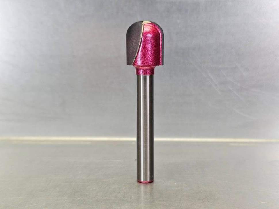 Фреза для желобов и чаш Z=2 R=6.4 D=16x19x70 S=8 PROCUT 215815LP