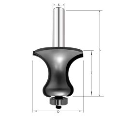 Фреза "Перила A"  D=47.6x38.9x90.6 S=12 PROCUT 747.314738