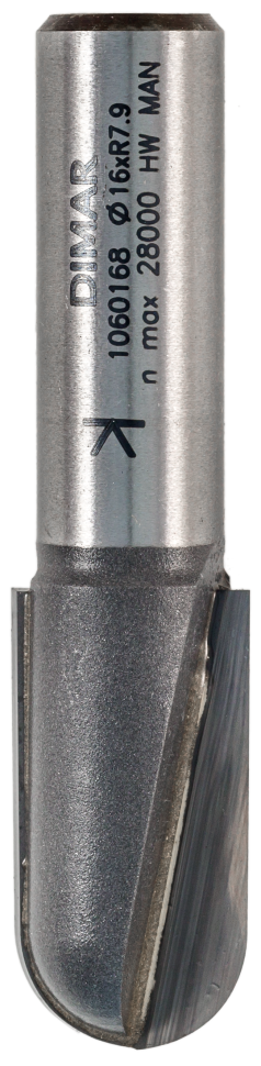 Фреза Dimar 1060169 галтель R8 удлин D16x32 L70 хвостовик 12