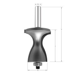 Фреза "Перила B" D=50.8x57.1x114 S=12 PROCUT 748.315057