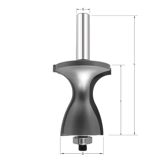 Фреза "Перила B" D=50.8x57.1x114 S=12 PROCUT 748.315057 (L1-114 мм, L2-57.1 мм, D1-50.8 мм, D2-12 мм)