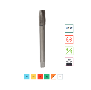 Метчик трубный комплектный 2шт G 1/2" DIN 5157 (HSS М2) RODMIX 600120125 