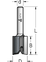 Фреза WPW MB31273 для паза под петлю D12,7 B19 Z2 хвостовик 6