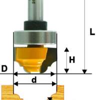 Фреза пазовая фасонная Ф22Х13 мм R3,2 мм, хвостовик 8 мм Энкор 46131