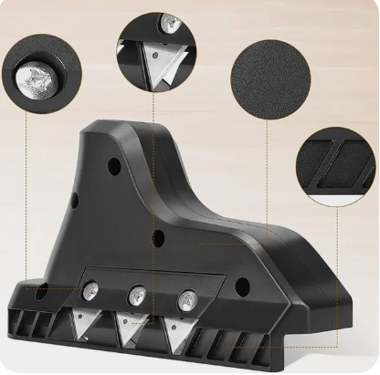 Подрезатель кромки профессиональный (150x120x56мм) с тремя ножами UNIQTOOL UTD-0009