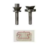 Набор фрез соединение &quot;Ласточкин хвост&quot; S=8 PROCUT 614879P