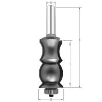Фреза молдинговая 6 D=28.6x27.2x111 S=12 PROCUT 762.312857
