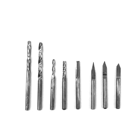 Набор ЧПУ фрез "Старт" (L1- мм, L2- мм, D1- мм, D2- мм)