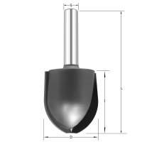Фреза плинтус R19 D=28.6x31.8x66 S=8 PROCUT 801.312831