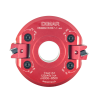 Фреза насадная Dimar 7340151 фаска угловая установки 7,5 гр D120x40 Z2 диапазон -45,0º to +45,0º сменные ножи посадка 30