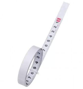 Линейка самоклеющаяся длиной 3.5 метра с метрической шкалой слева-направо Uniqtool UTM-001G