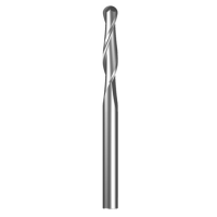 1507 HARTENSE Цилиндрическая спиральная двузаходная фреза, удаление стружки вверх со сферическим наконечником HT55OS2UPB-10-10-22-60