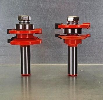 Комплект фрез (2шт.) для мебельной обвязки 41,3x17/23x71/68 12 РЕЗЕЦ 7100001 (L1-71 мм, L2-17 мм, D1-41.3 мм, D2-12 мм)