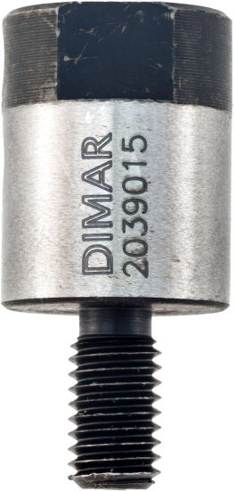 Патрон Dimar 2039015 вращение правое D20x15 L40 для сверел присадочных с хвостовиком 10 (L1-40 мм, L2- мм, D1-20 мм, D2-10 мм)