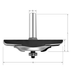 Фреза филёнка двойное скругление D=88.9x16x71 S=12 PROCUT 821.318816