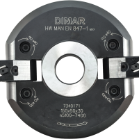 Фреза насадная Dimar 7340171 фаска угловая установки 7,5 гр D150x50 Z2 диапазон -90,0º to +90,0º сменные ножи посадка 30