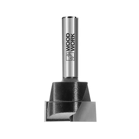 Фреза прямая в врезным зубом D=31,8 I=12 L=51 S=8мм Woodwork/Вудворк 917.3212.08 (L1-51 мм, L2-12 мм, D1-31.8 мм, D2-8 мм)