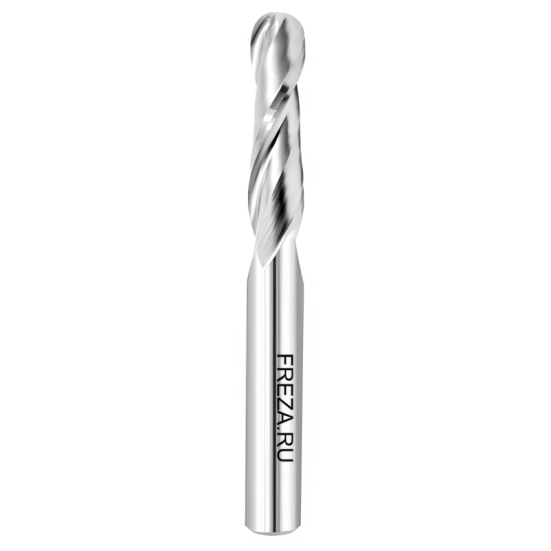 Фреза сферическая  FREZA.RU  10x25x70 R5 S10 Z2 HW RH 1712.102570.RUH (L1-70 мм, L2-25 мм, D1-10 мм, D2-10 мм)