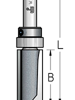 Фреза WPW PF81902 D19 B51 Z2 копир верхний подшипник хвостовик 12_S,PF81902