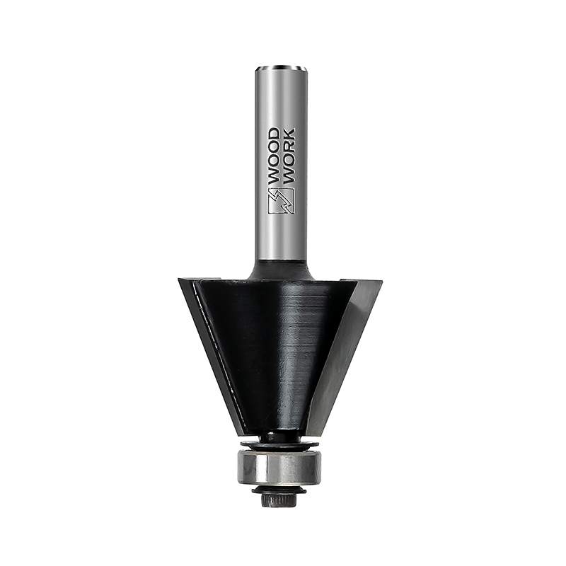 Фреза фасочная с подшипником угол=45° D=30.2 L=55 S=8mm 936.3045.08 Woodwork