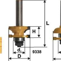 Набор фрез комб рамочных хв 12мм Энкор 9341