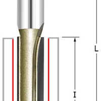 Фреза пазовая  D=6x19x55 S=6 ARDEN 110611