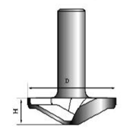 Фреза для фасадов DF50-010 D=50x10x50 PROCUT DF50-010
