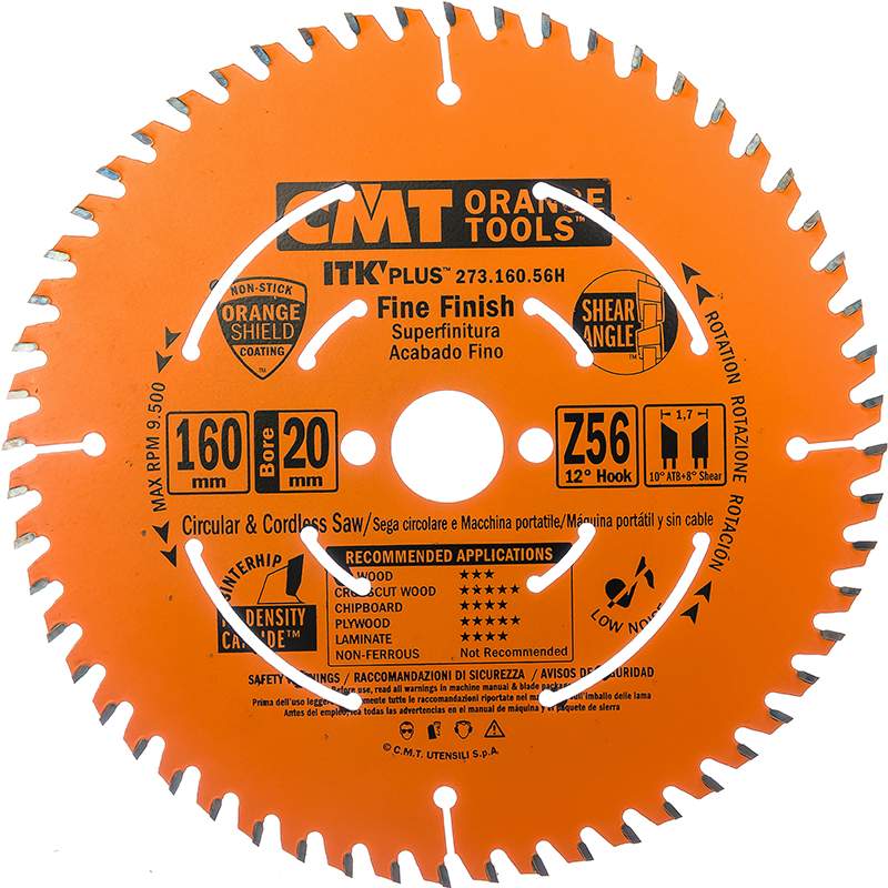 Диск пильный 250x30x2,4/1,6 12° 10° ATB + 8° SHEAR Z=80 CMT 273.250.80M