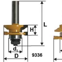 Набор фрез комб рамочных хв 12мм Энкор 9340