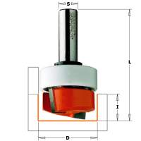 СМТ Фреза пазовая с верхним подшипником S=12 D=38,1x16x70 952.504.11B 952.504.11B