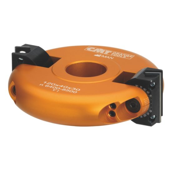 СМТ Фреза фасочная регулируемая F=35 D=120x40 насадная (алюм.) смен.ножи HM (кейс) 694.018.35 (L1- мм, L2-40 мм, D1-120 мм, D2- мм)