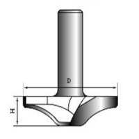 Фреза для фасадов DF50-011 D=50x11x50 S=12 PROCUT DF50-011