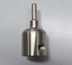 Фреза насадная WPW GLMZ329/126 сверлильная и шлифовка среднее зерно алмаз D3,2 для мокрой обработки стекла