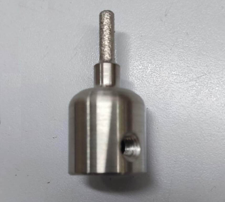 Фреза насадная WPW GLMZ329/126 сверлильная и шлифовка среднее зерно алмаз D3,2 для мокрой обработки стекла