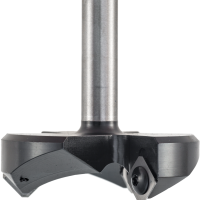 Фреза Dimar 51210129 выравнивания СЛЭБ удлиненная L80 сменные ножи D59x21 Z3 хвостовик 12