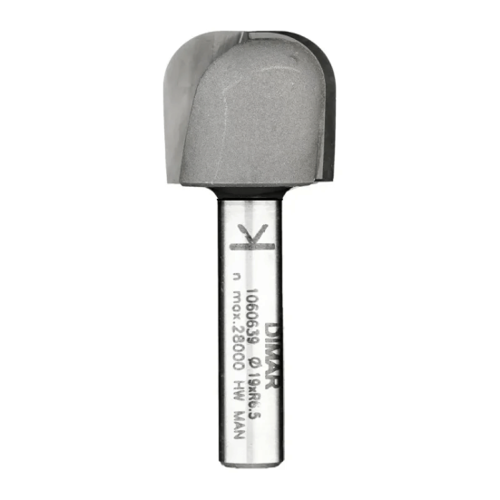 Фреза Dimar 1060639 плоское дно D19,1x16 L67 хвостовик 12 (L1-67 мм, L2-16 мм, D1-19.1 мм, D2-12 мм)