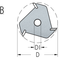 Фреза WPW N302500 дисковая Z3 паз 2,5 посадка 7,94