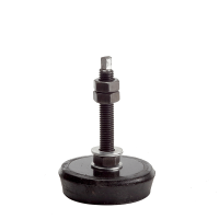 Опора регулируемая D=76 M12 нагрузка 1300N с гайками и шайбами, 4 шт.