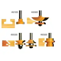 Набор фрез для изготовления филенчатых изделий, хвостовик 12 мм, 5 штук Энкор 46604