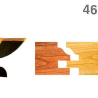 Набор фрез для изготовления филенчатых изделий, хвостовик 12 мм, 5 штук Энкор 46604