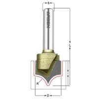 Фреза скругление R=1.59 D=3.175x5.8x50 S=8 ARDEN 225811