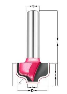 Фреза Гусёк R=3.175 Z=2 D=25.4x11.1x40 S=8 PROCUT 210851P