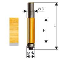 Фреза кромочная прямая ф9,5х26мм хв. 8мм Энкор 46161