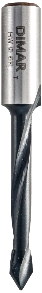 Сверло Dimar 2016187 сквозное правое D8x40 L70 хвостовик 10x25 присадка